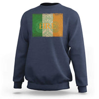 Eire Irish Pride Sweatshirt Celtic Shamrock Ireland Flag