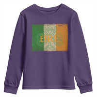 Eire Irish Pride Youth Sweatshirt Celtic Shamrock Ireland Flag