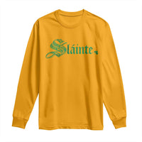 Irish Long Sleeve Shirt Slainte Cheers Good Health Ireland