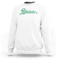 Irish Sweatshirt Slainte Cheers Good Health Ireland