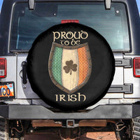 Proud To Be Irish Spare Tire Cover Celtic Shamrock Ireland Flag