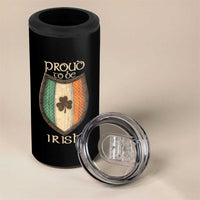 Proud To Be Irish 4 in 1 Can Cooler Tumbler Celtic Shamrock Ireland Flag