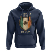 Proud To Be Irish Hoodie Celtic Shamrock Ireland Flag