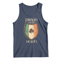 Proud To Be Irish Tank Top Celtic Shamrock Ireland Flag