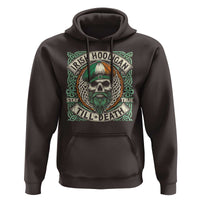 Irish Pride Hoodie Irish Hooligan Ireland Flag Skull