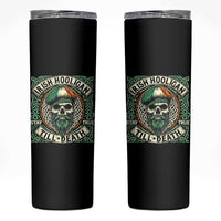 Irish Pride Skinny Tumbler Irish Hooligan Ireland Flag Skull