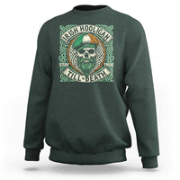 Irish Pride Sweatshirt Irish Hooligan Ireland Flag Skull