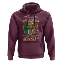 Irish Pride Hoodie God Said Let There Be Shenanigans And Malarkey In The World So He Created The Irish