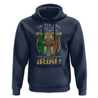 Irish Pride Hoodie God Said Let There Be Shenanigans And Malarkey In The World So He Created The Irish