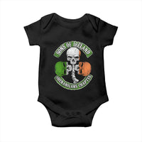 Irish Pride Baby Onesie Sons Of Ireland Shenanigans Chapter Skull Shamrock
