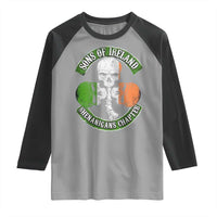 Irish Pride Raglan Shirt Sons Of Ireland Shenanigans Chapter Skull Shamrock