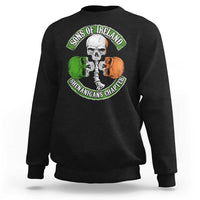 Irish Pride Sweatshirt Sons Of Ireland Shenanigans Chapter Skull Shamrock