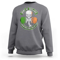 Irish Pride Sweatshirt Sons Of Ireland Shenanigans Chapter Skull Shamrock