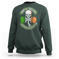 Irish Pride Sweatshirt Sons Of Ireland Shenanigans Chapter Skull Shamrock