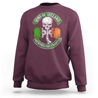 Irish Pride Sweatshirt Sons Of Ireland Shenanigans Chapter Skull Shamrock