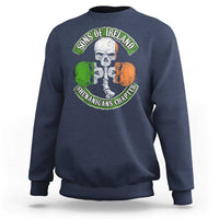 Irish Pride Sweatshirt Sons Of Ireland Shenanigans Chapter Skull Shamrock