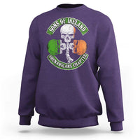 Irish Pride Sweatshirt Sons Of Ireland Shenanigans Chapter Skull Shamrock