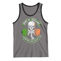 Irish Pride Tank Top Sons Of Ireland Shenanigans Chapter Skull Shamrock