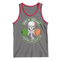 Irish Pride Tank Top Sons Of Ireland Shenanigans Chapter Skull Shamrock