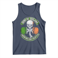 Irish Pride Tank Top Sons Of Ireland Shenanigans Chapter Skull Shamrock