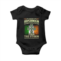 Irish Pride Baby Onesie Irish Warrior I Am The Storm The Irishman Whispers Back