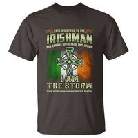 Irish Pride T Shirt Irish Warrior I Am The Storm The Irishman Whispers Back