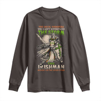 Irish Pride Long Sleeve Shirt Irish Warrior I Am The Feckin Storm