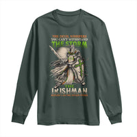 Irish Pride Long Sleeve Shirt Irish Warrior I Am The Feckin Storm