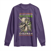 Irish Pride Long Sleeve Shirt Irish Warrior I Am The Feckin Storm