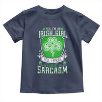 Funny Irish Girl Toddler T Shirt I Speak Fluent Sarcasm