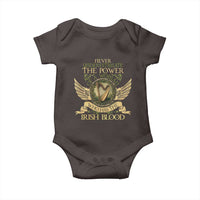 Never Underestimate The Power Of Irish Women Baby Onesie