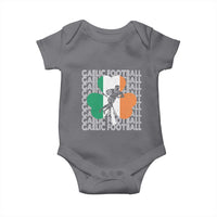 Gaelic Football Baby Onesie Irish Flag Shamrock