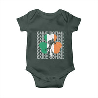 Gaelic Football Baby Onesie Irish Flag Shamrock
