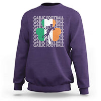 Gaelic Football Sweatshirt Irish Flag Shamrock