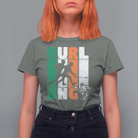 Irish Hurling Hurler T Shirt For Women