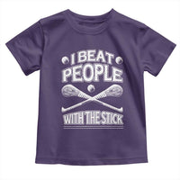 Funny Irish Hurling Toddler T Shirt I Beat People With a Stick