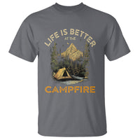 Camping Lover T Shirt Life Is Better At The Campfire - Wonder Print Shop