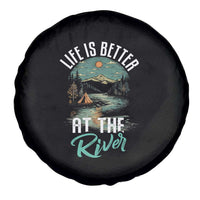Camping Lover Spare Tire Cover Life Is Better At The River