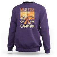 Funny Camping Sweatshirt Master Of The Campfire - Wonder Print Shop