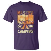 Funny Camping T Shirt Master Of The Campfire - Wonder Print Shop