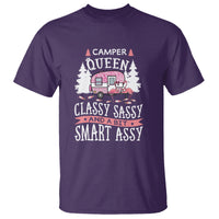 Funny Camping T Shirt Camper Queen Classy Sassy And A Bit Smart Assy Flamingo - Wonder Print Shop