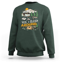 Camping Sweatshirt Yep I Sleep Around Campers - Wonder Print Shop