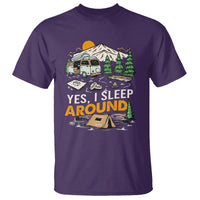 Camping T Shirt Yep I Sleep Around Campers - Wonder Print Shop