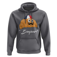 Bonjour Funny Croissant French Hoodie - Wonder Print Shop