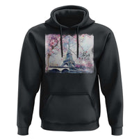 Je T'aime I Love Eiffel Paris French France Travel Hoodie - Wonder Print Shop