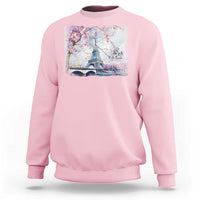Je T'aime I Love Eiffel Paris French France Travel Sweatshirt - Wonder Print Shop