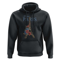 Je T'aime I Love Eiffel Paris French France Travel Hoodie - Wonder Print Shop