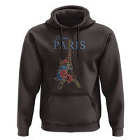 Je T'aime I Love Eiffel Paris French France Travel Hoodie - Wonder Print Shop