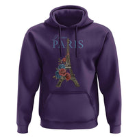 Je T'aime I Love Eiffel Paris French France Travel Hoodie - Wonder Print Shop