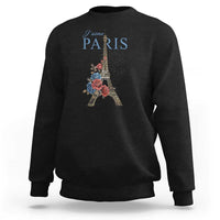 Je T'aime I Love Eiffel Paris French France Travel Sweatshirt - Wonder Print Shop